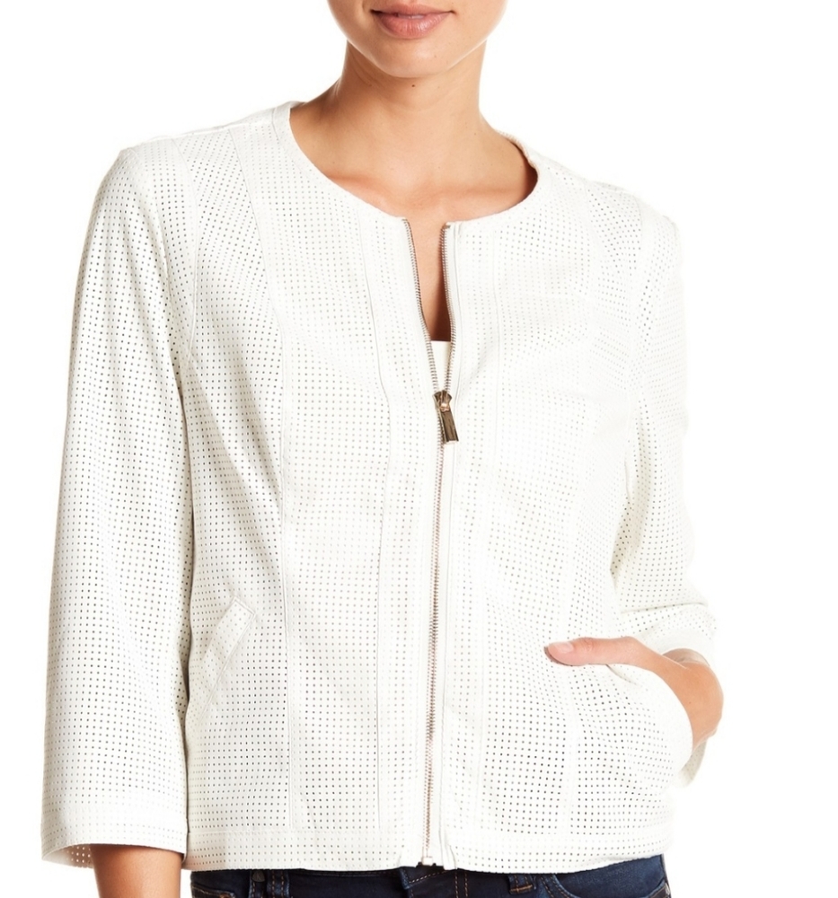 KUT from the Kloth Joss Scoop Neck Zip Jacket